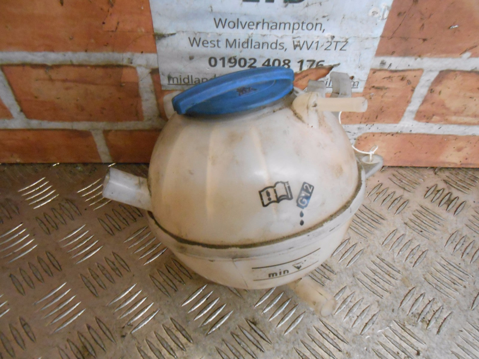 VOLKSWAGEN VW GOLF MK5 2003 - 2009 ENGINE COOLATNT WATER TANK & CAP 1K0121407A