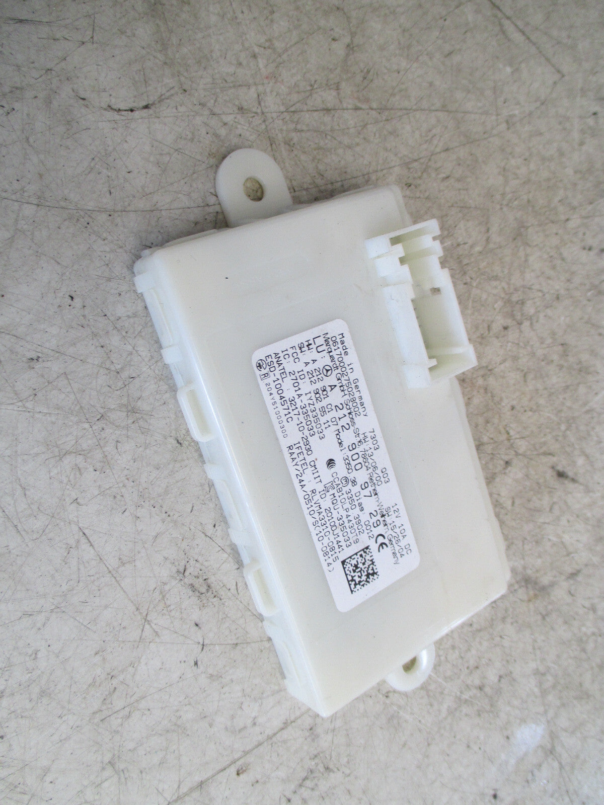 MERCEDES A CLASS A180 2017 KEYLESS ENTRY MODULE A2129009729