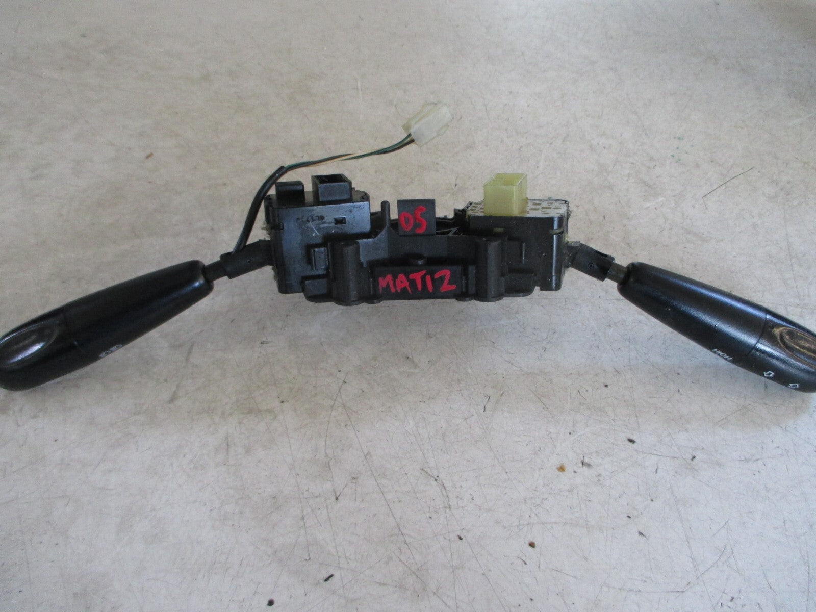 CHEVROLET DAEWOO MATIZ 2005 HEADLIGHT INDICATOR STALK SWITCH UNIT 96314332