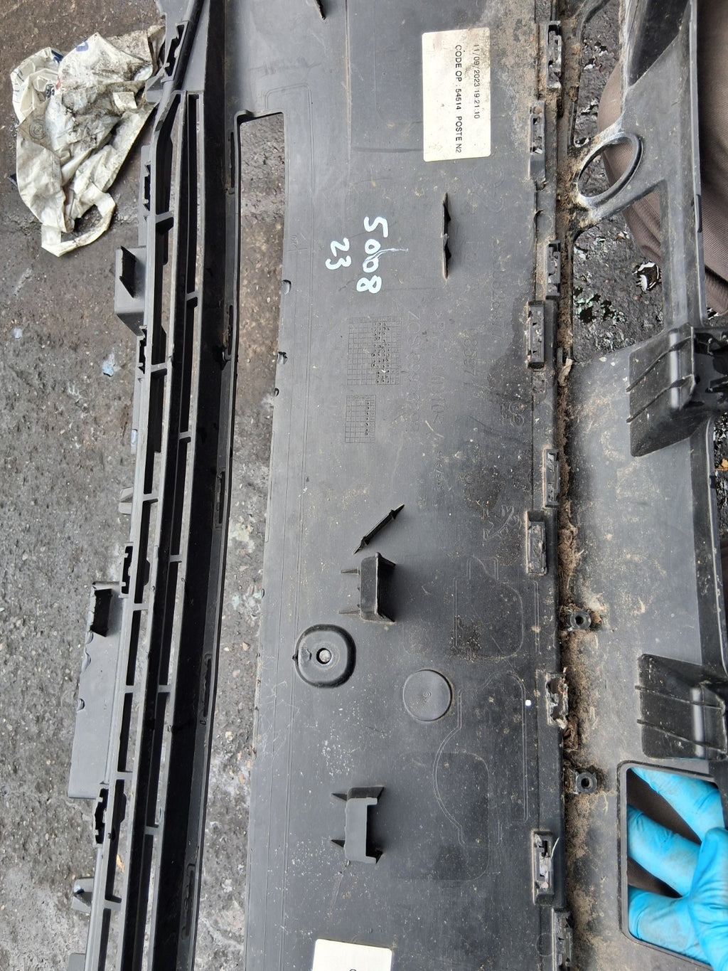 2023 PEUGEOT 5008 MK2 RADIATOR SUBFRAME BACKING 99936292