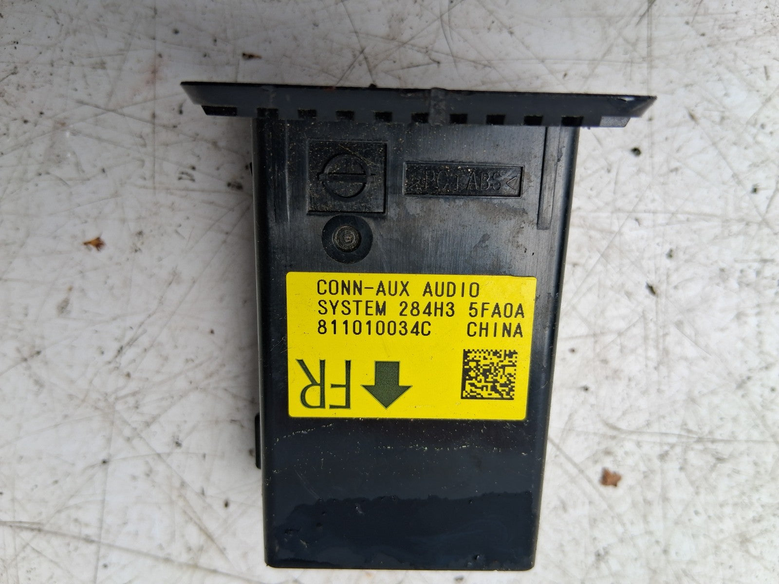 2017 NISSAN MICRA K14 USB AUX IN SOCKET 284H35FA0A