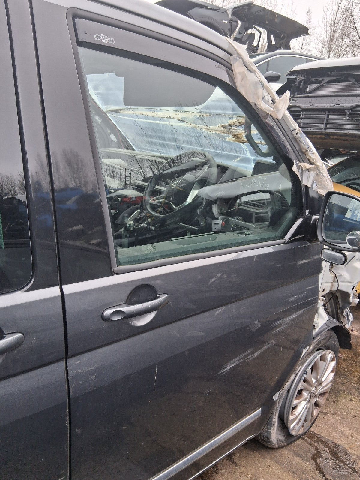 2023 VW VOLKSWAGEN CARAVELLE T6.1 OSF DRIVER SIDE FRONT RIGHT WINDOW GLASS