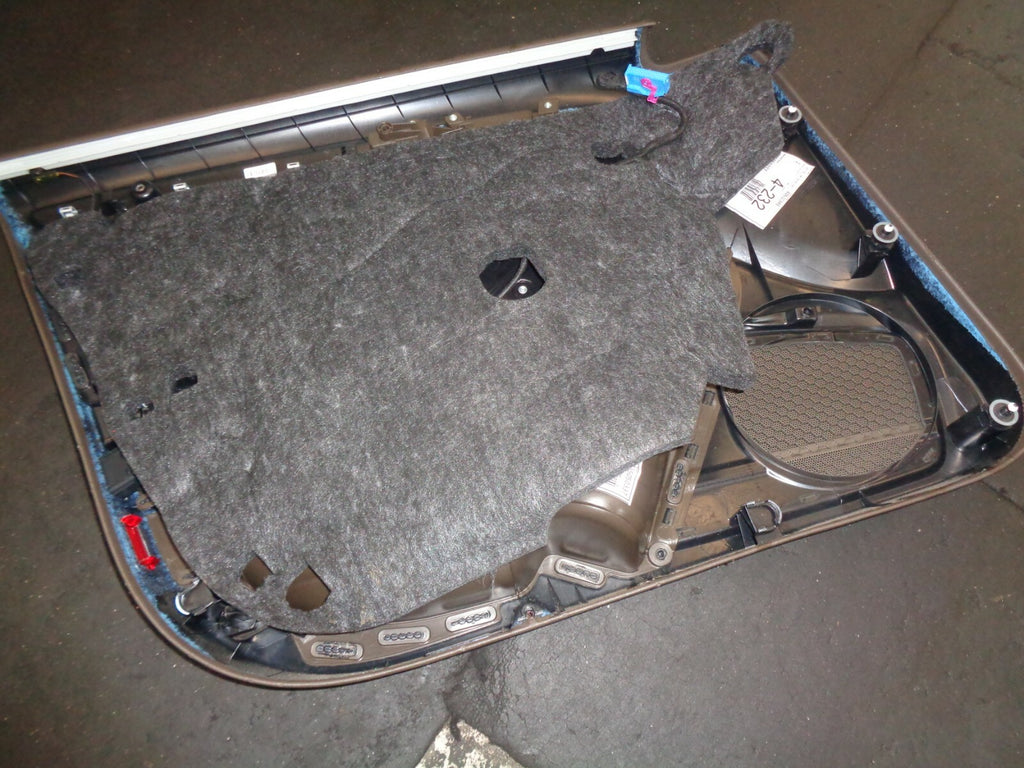 AUDI A4 B8 2014  OSF DRIVER SIDE FRONT COMPLETE DOORCARD BROWN CREAM 8K2867106