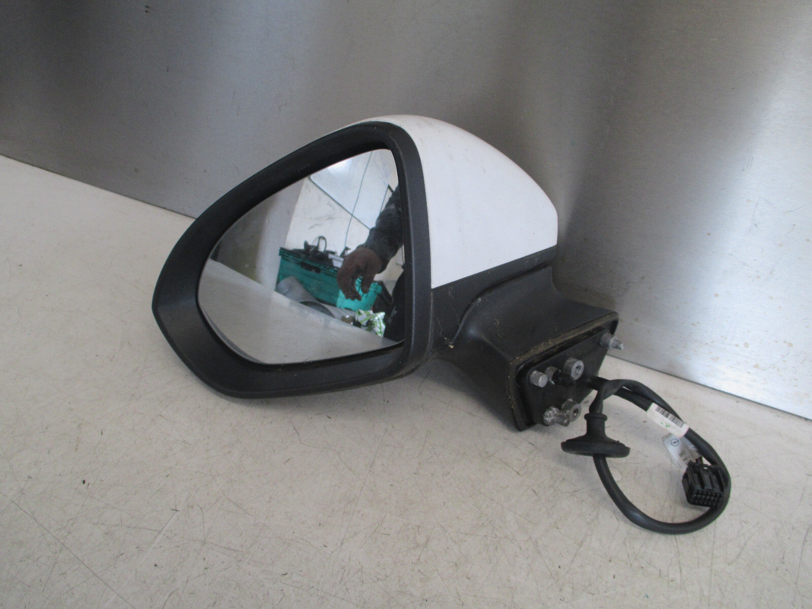 VAUXHALL ASTRA K MK7 2020 NS PASSENGER SIDE ELECTRIC DOOR WING MIRROR WHITE Z40R