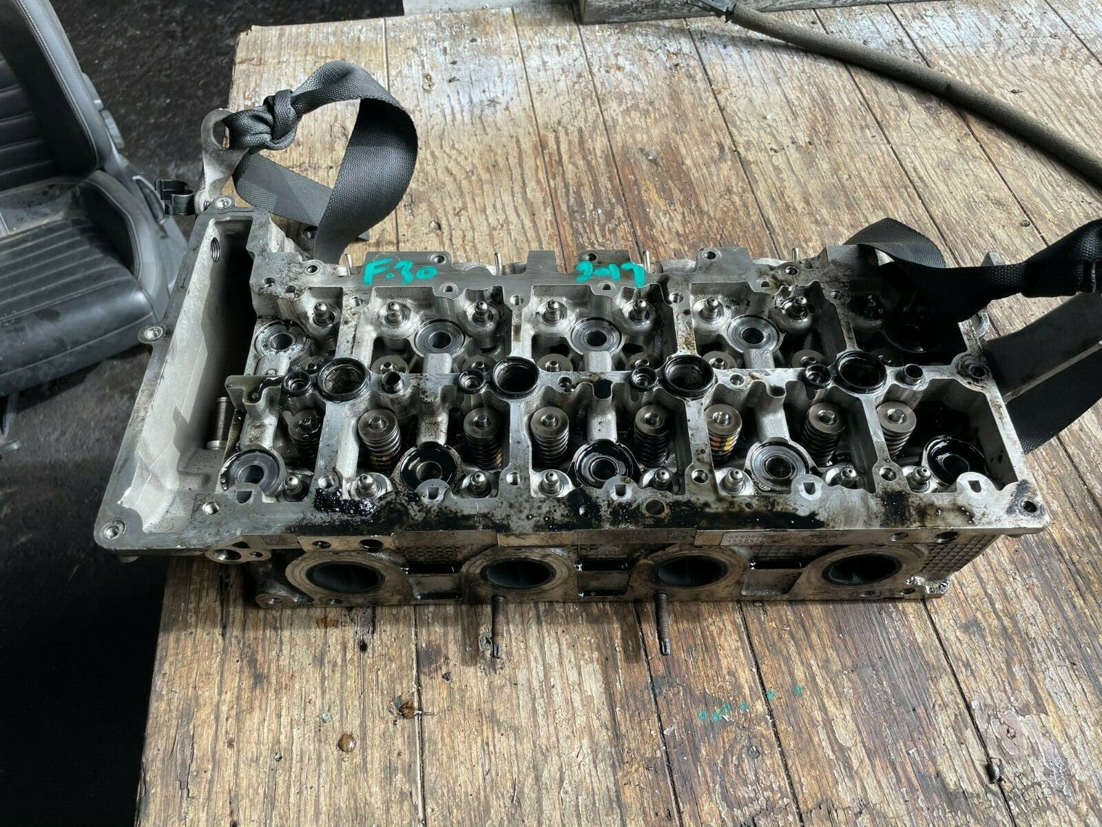 BMW 3 SERIES F30 320D 2017 B47 2.0 DIESEL CYLINDER HEAD 155737801 85137090400