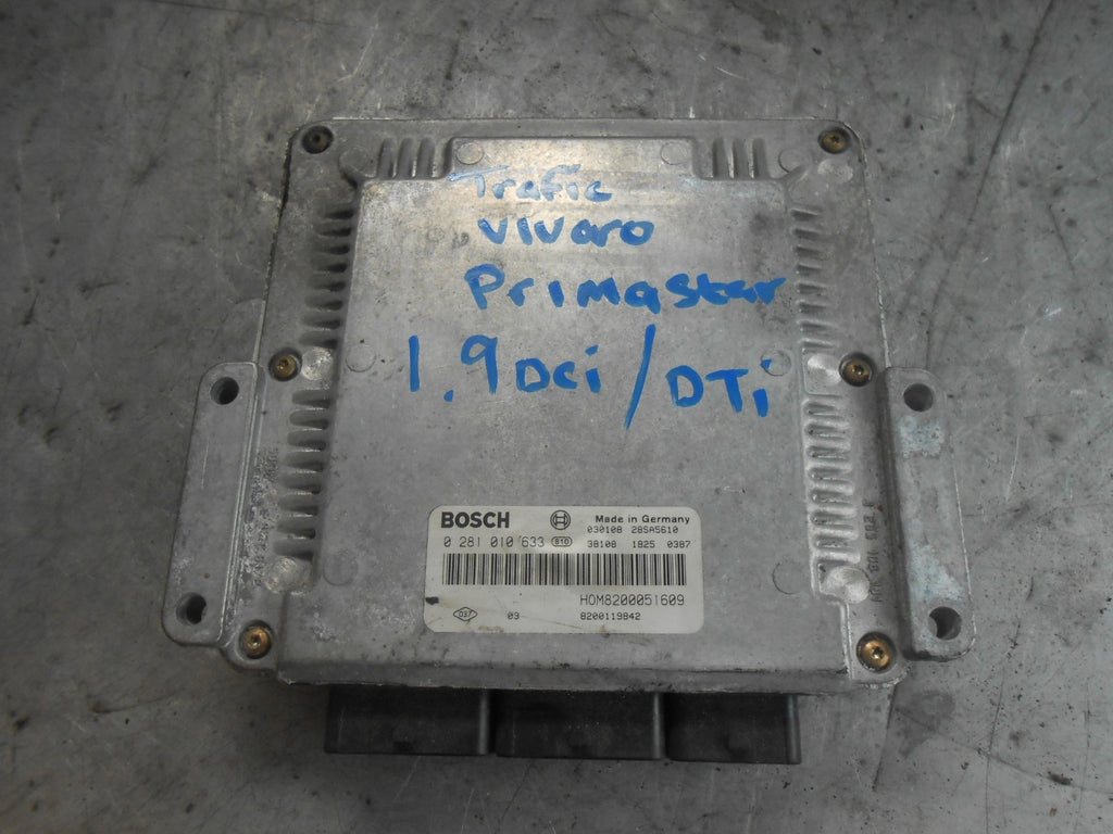 VAUXHALL VIVARO F7 (MK1) 2001-2014 1.9 DTI (F9Q760) ECU MODULE 8200119842