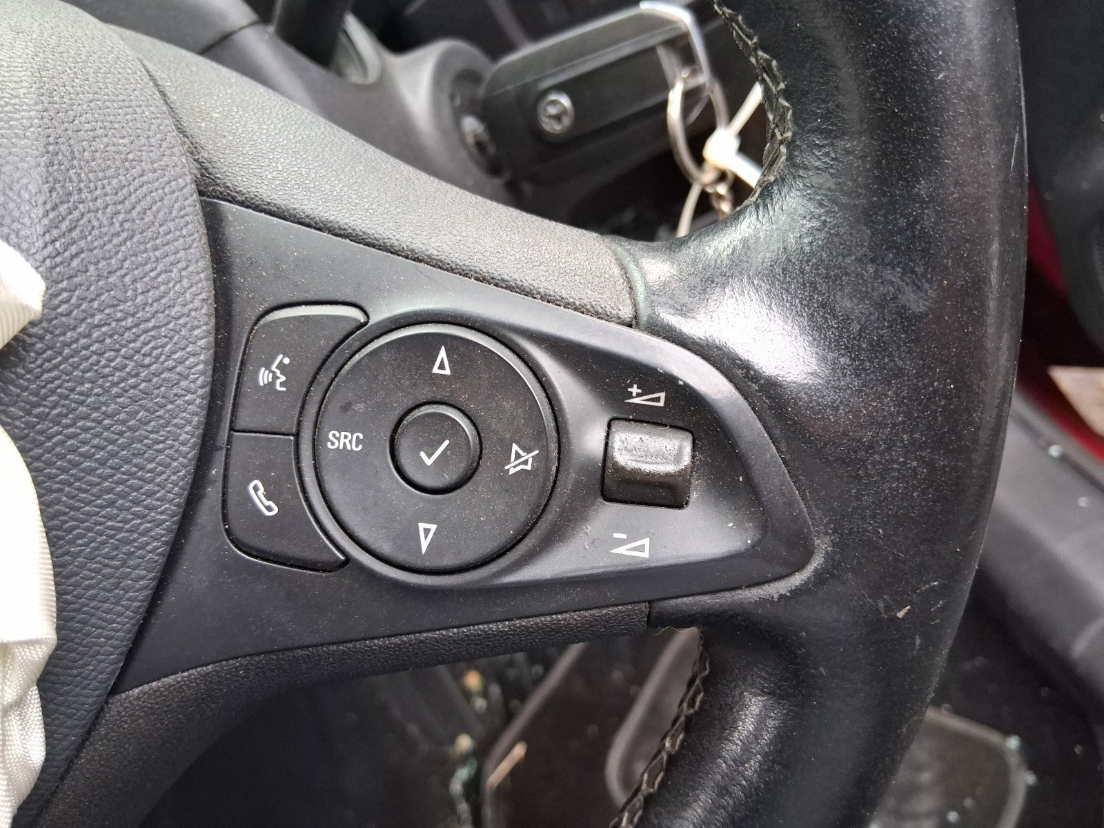 2020 VAUXHALL CORSA F MULTIFUNCTION LEATHER STEERING WHEEL