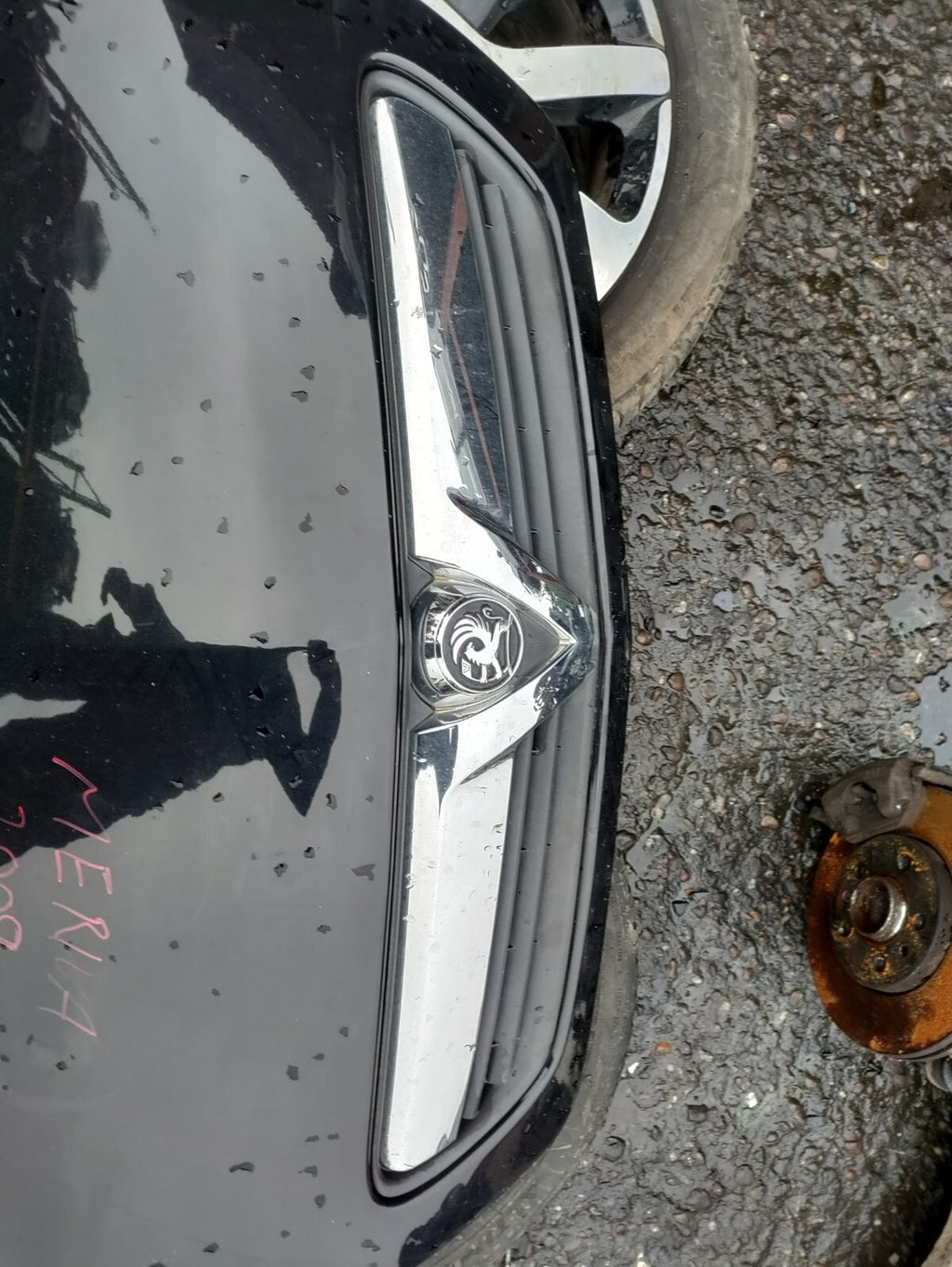 2009 VAUXHALL MERIVA A BONNET HOOD PANEL BLACK