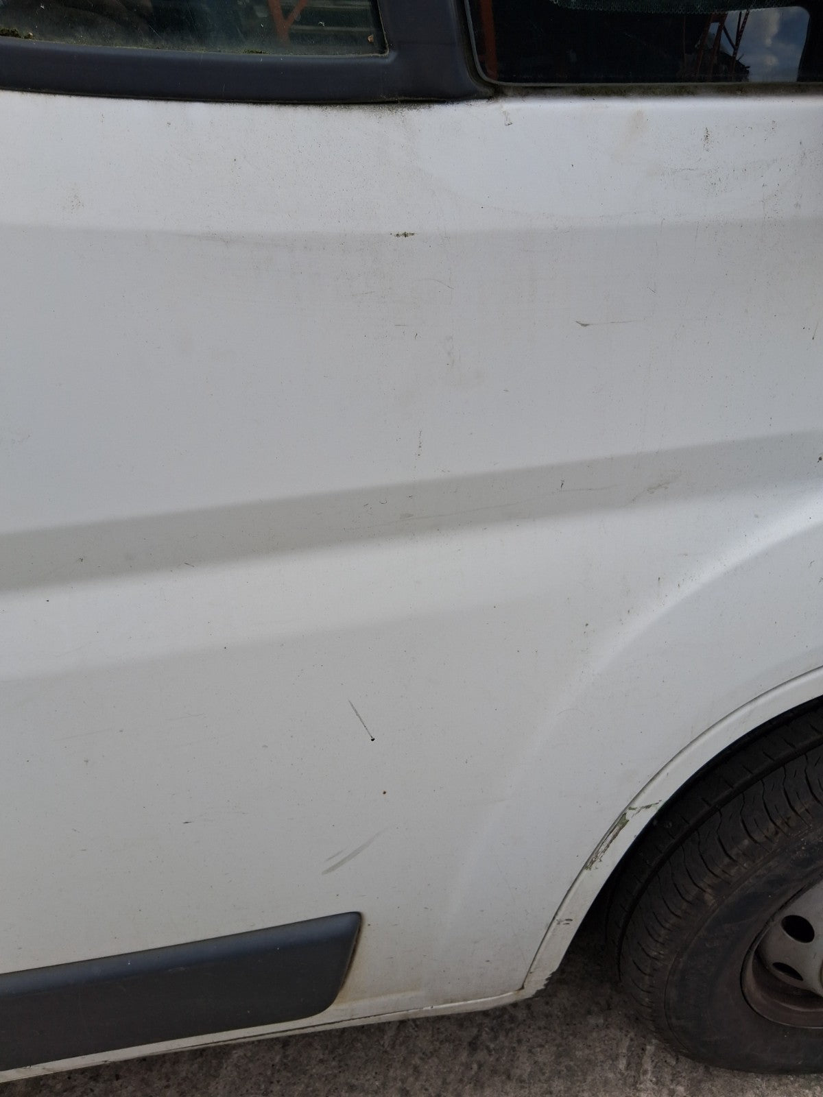 2014 CITROEN RELAY MK3 OSF DRIVER SIDE FRONT BARE DOOR WHITE DAMAGED