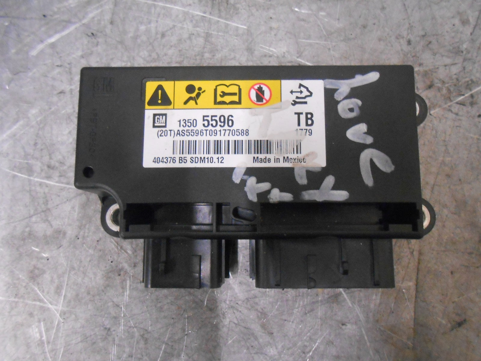 VAUXHALL INSIGNIA A (MK1) AIR BAG CRASH ECU MODULE & YAW SENSOR 13505596