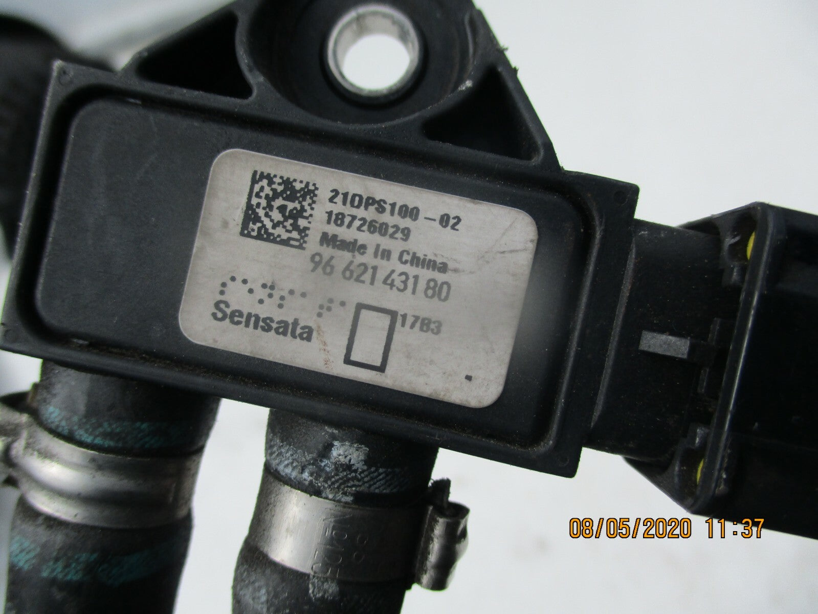 PEUGEOT CITROEN DPF 9662143180 DIESEL PARTICULAR PRESSURE SENSOR EXHAUST