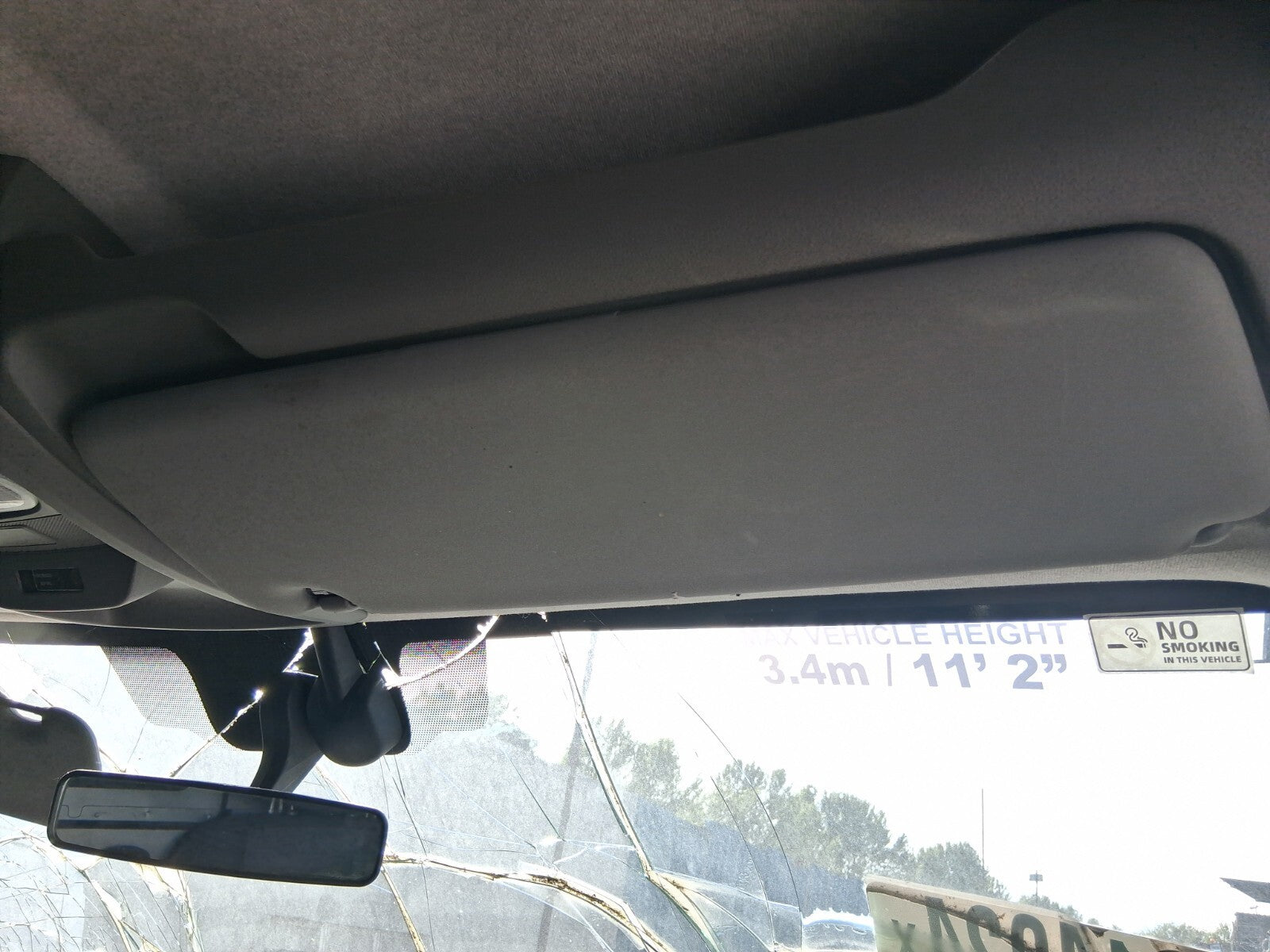 2023 RENAULT MASTER MK3 OS DRIVER SIDE FRONT SUN VISOR SUNVISOR SHADE