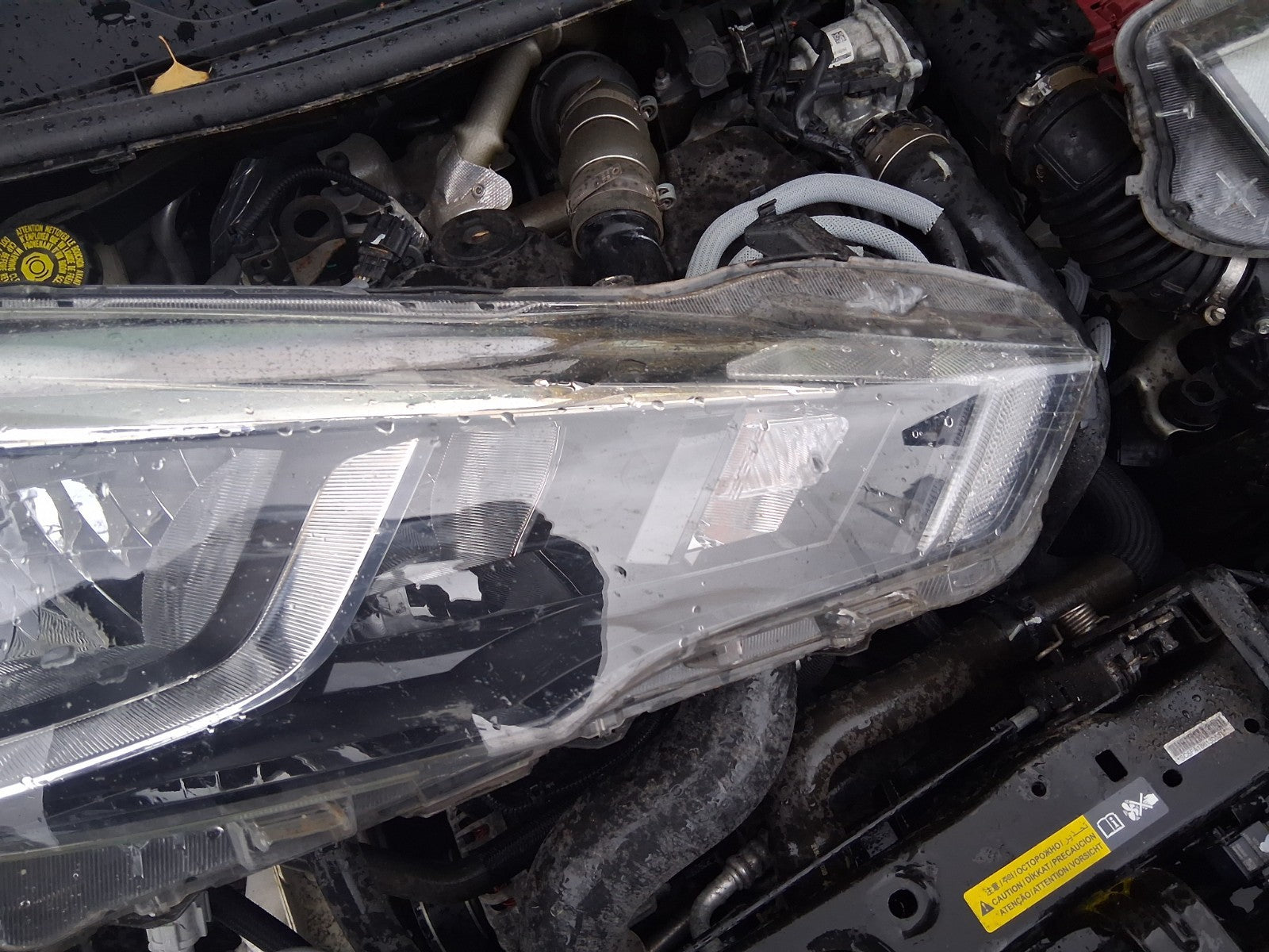 2018 NISSAN MICRA K14 OSF DRIVER SIDE FRONT RIGHT HEADLIGHT DAMAGED 260105FF0A