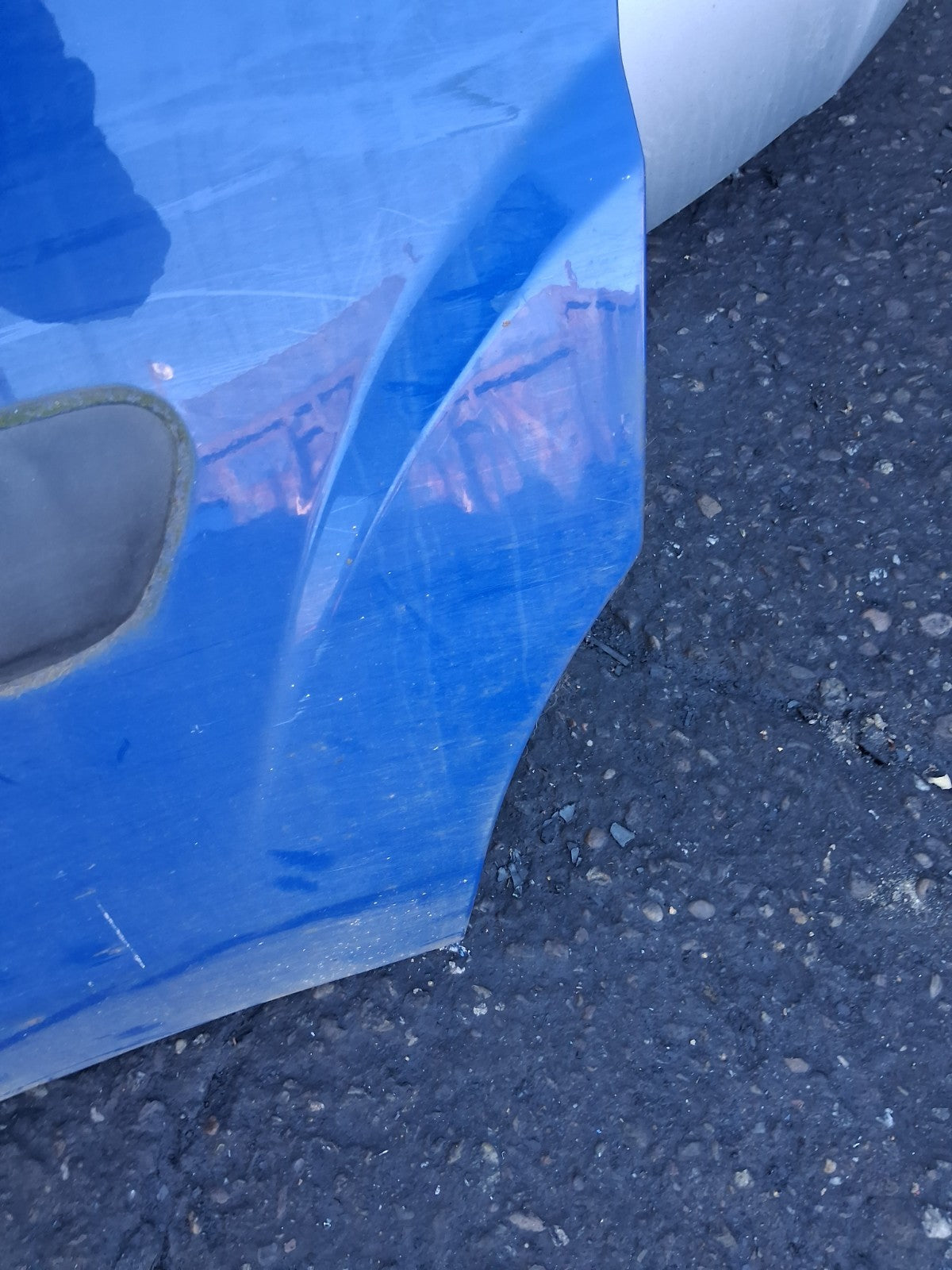 2010 FIAT DOBLO MK1 NS PASSENGERR SIDE LEFT COMPLETE SLIDING DOOR BLUE