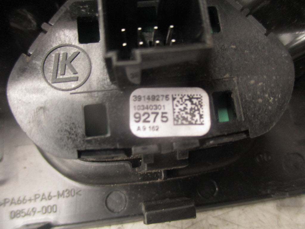 2019 VAUXHALL CORSA E DASHBOARD AIR VENT & HAZARD WARNING LIGHT SWITCH 39149275