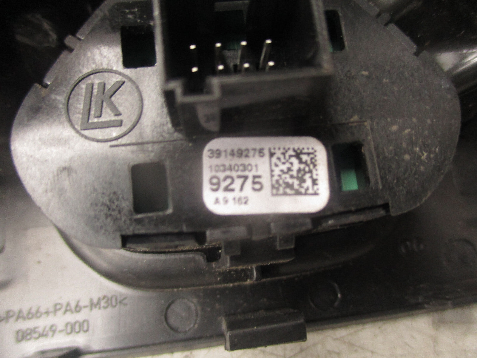 2019 VAUXHALL CORSA E DASHBOARD AIR VENT & HAZARD WARNING LIGHT SWITCH 39149275