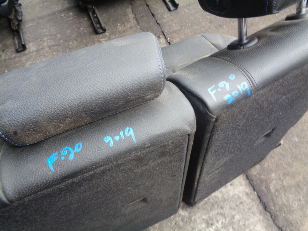 BMW 1 SERIES F20 2019 LCI FACELIFT COMPLETE LEATHER SEAT SET BLACK