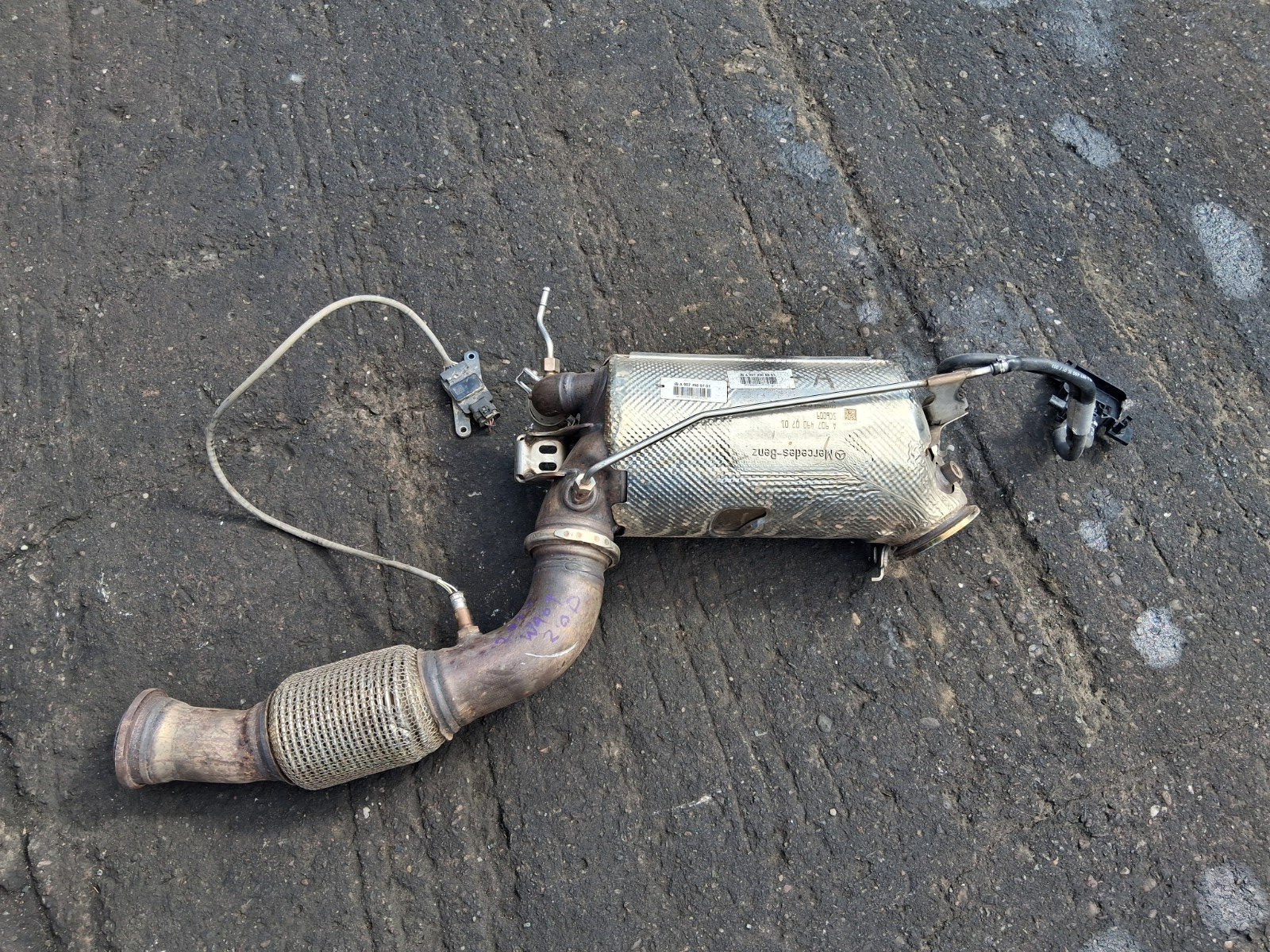 2024 MERCEDES SPRINTER W907 2.0 DIESEL DPF DIESEL PARTICULATE FILTER A9074900701