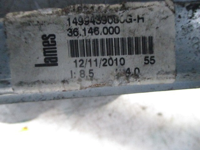 2008 PEUGEOT EXPERT NSF PASSENGER FRONT SIDE WINDOW REGULATOR 401786A9