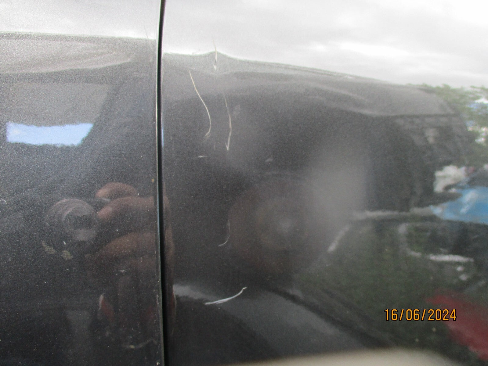 FORD FIESTA MK8 2023 NSR PASSENGER SIDE REAR BARE DOOR MAGNETIC GREY