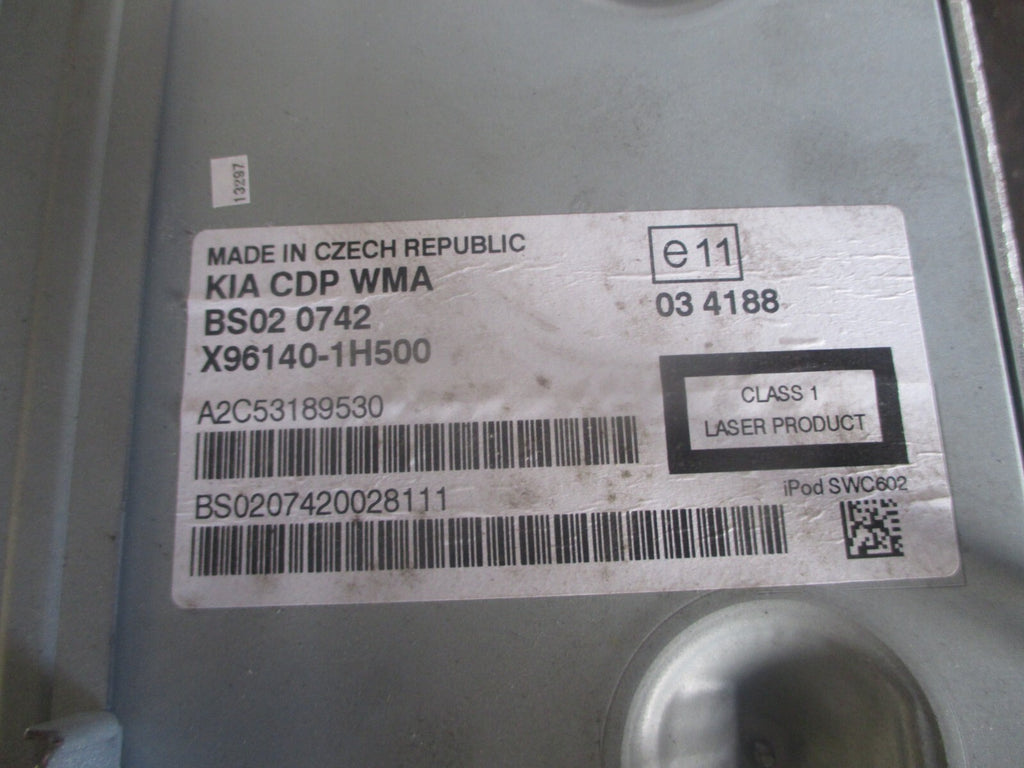 KIA CEED 2007 RADIO STEREO CD MP3 PLAYER HEAD UNIT X961401H500