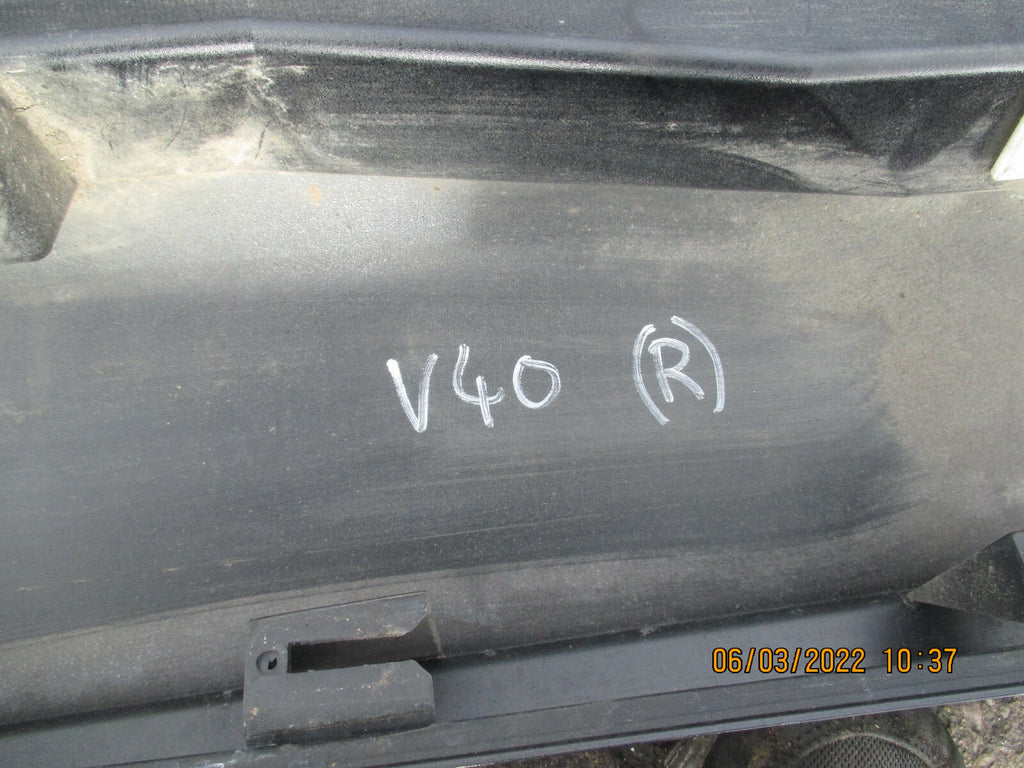 VOLVO V40 2012-2019 OS DRIVER SIDE SKIRT COVER 31395043