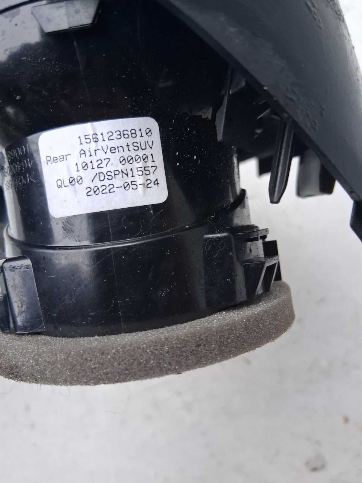 2022 ALFA ROMEO STELVIO 949 4Q REAR CENTRE CONSOLE AIR VENTS 1561236810