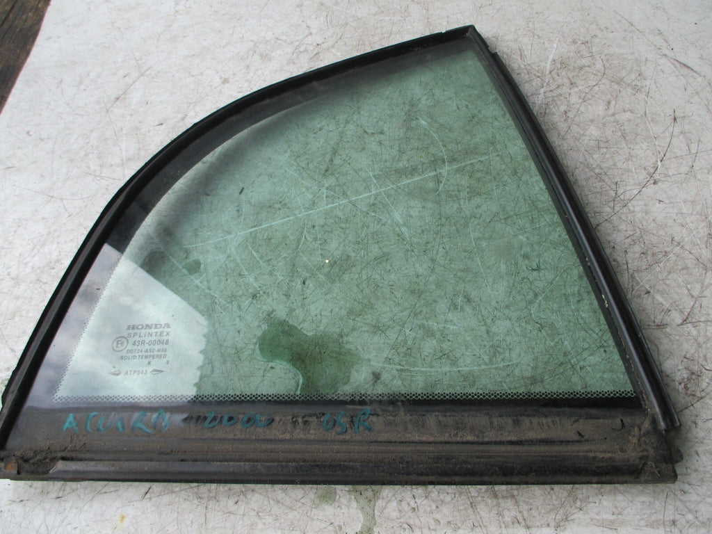 HONDA ACCORD MK6 NSR PASSENGER SIDE REAR QUARTER WINDOW GLASS