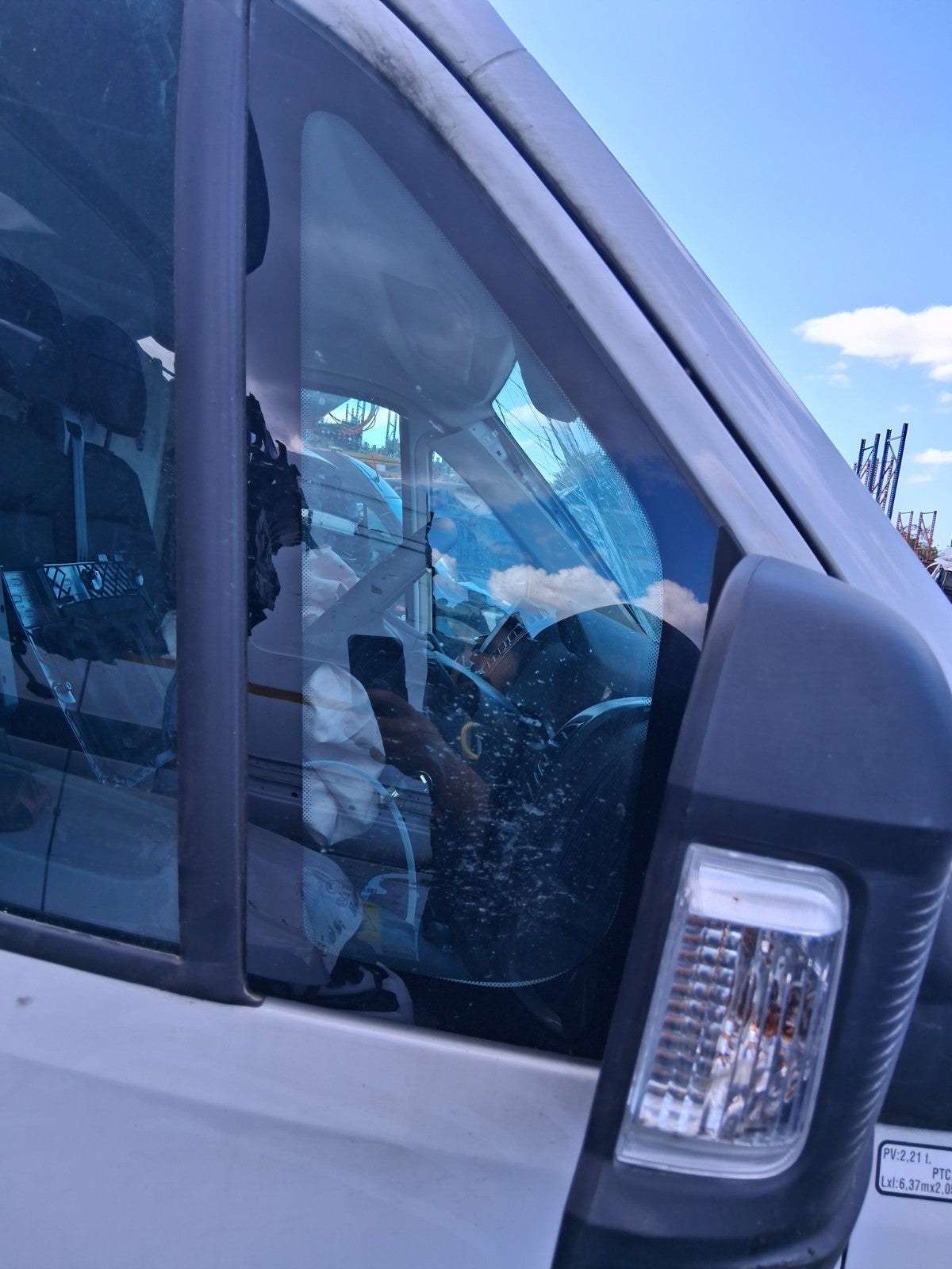 2025 CITROEN RELAY MK3 HIGH ROOF OS DRIVER SIDE FRONT QUARTER WINDOW GLASS