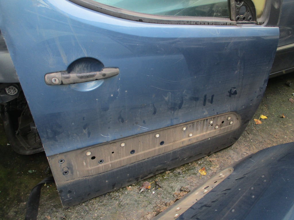 2009 PEUGEOT PARTNER MK2 OSF DRIVER SIDE FRONT BARE DOOR BLUE