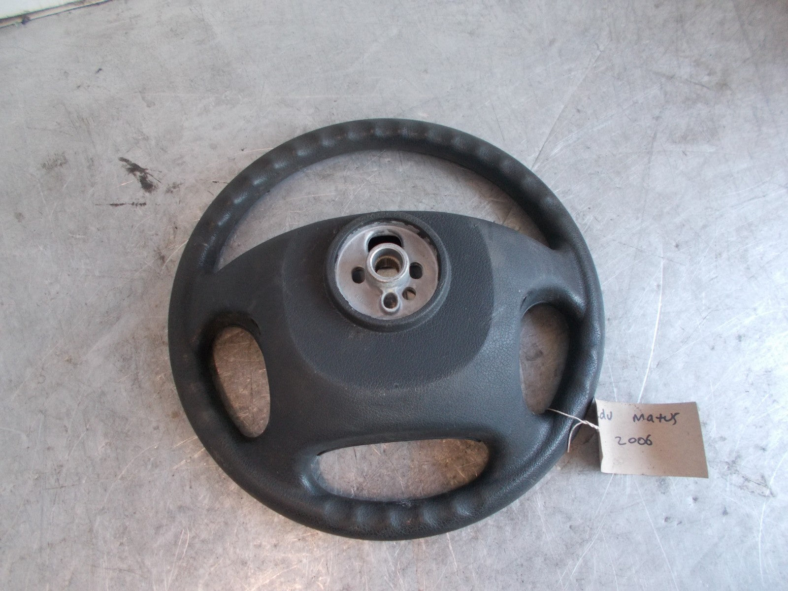 LDV MAXUS 2006 STEERING WHEEL BLACK WITH AIRBAG