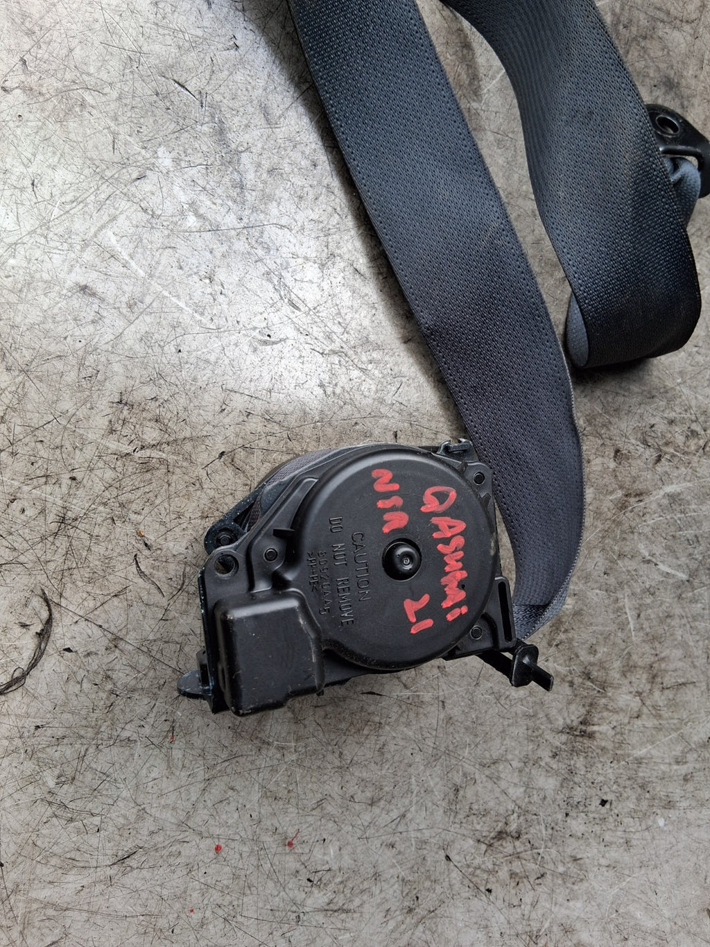 2020 NISSAN QASHQAI J11 MK2 NSR PASSENGER SIDE REAR LEFT SEAT BELT 80920AA
