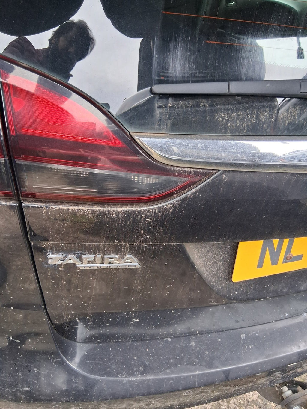 2014 VAUXHALL ZAFIRA TOURER C MK3 NSR PASSENGER SIDE REAR LEFT INNER TAIL LIGHT