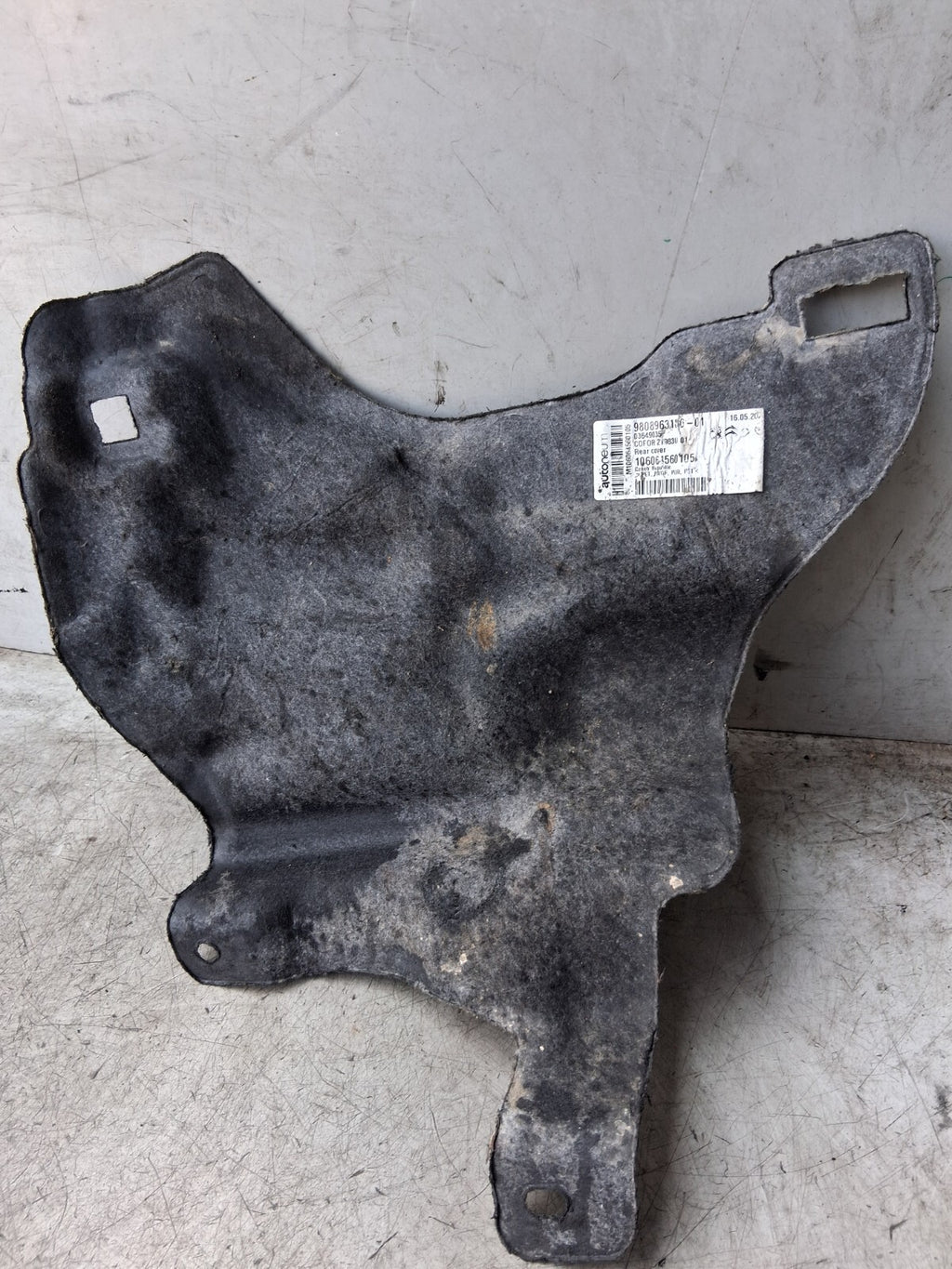2023 CITROEN BERLINGO MK3 ENGINE BAY REAR COVER PANEL 9808963180