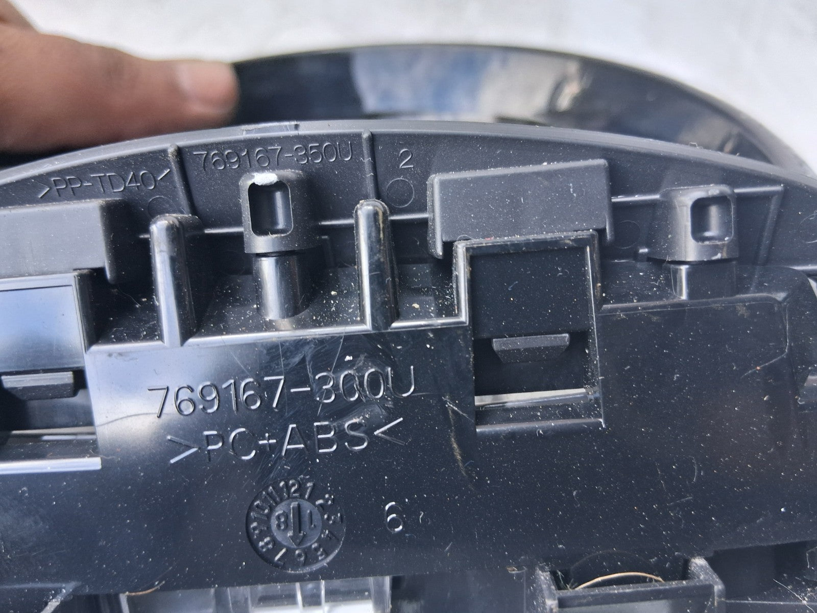 2016 PEUGEOT 108 MK2 SPEEDOMETER SPEEDO INSTRUMENT CLUSTER 769167300U