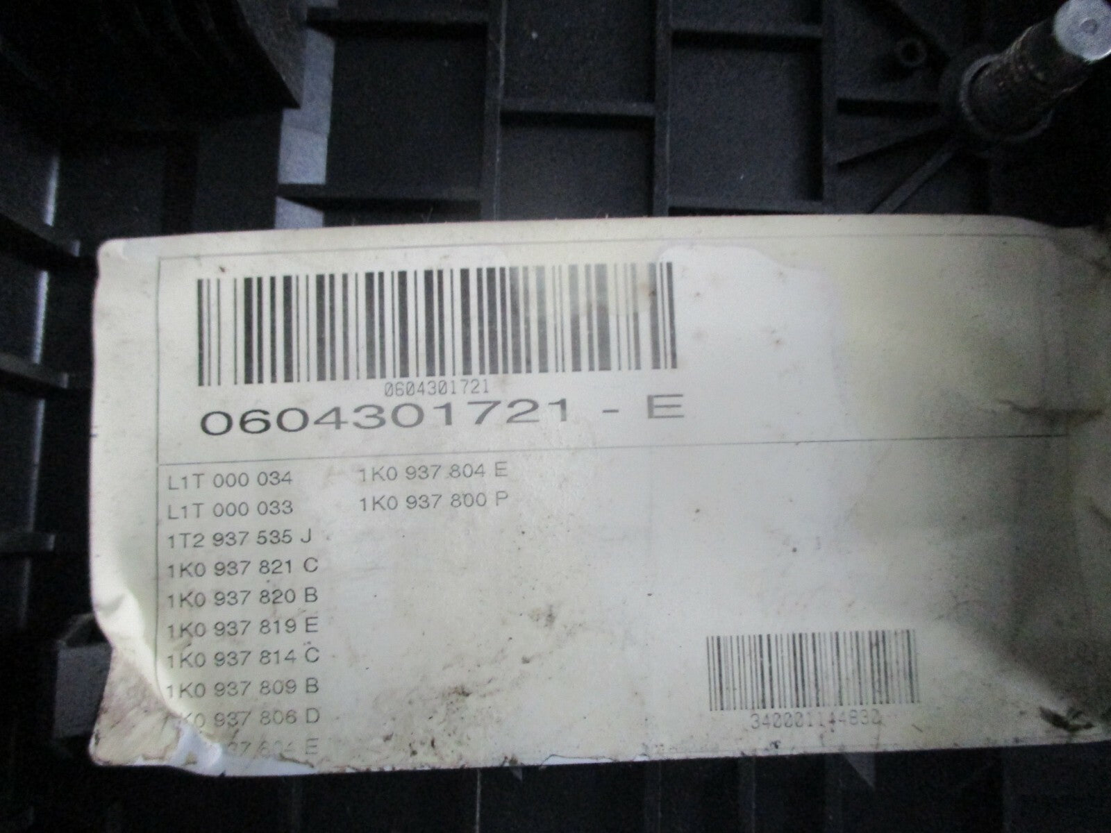 VW VOLKSWAGEN TOURAN MK1 2006 FUSE BOX RELAY UNIT MODULE 1K0937804