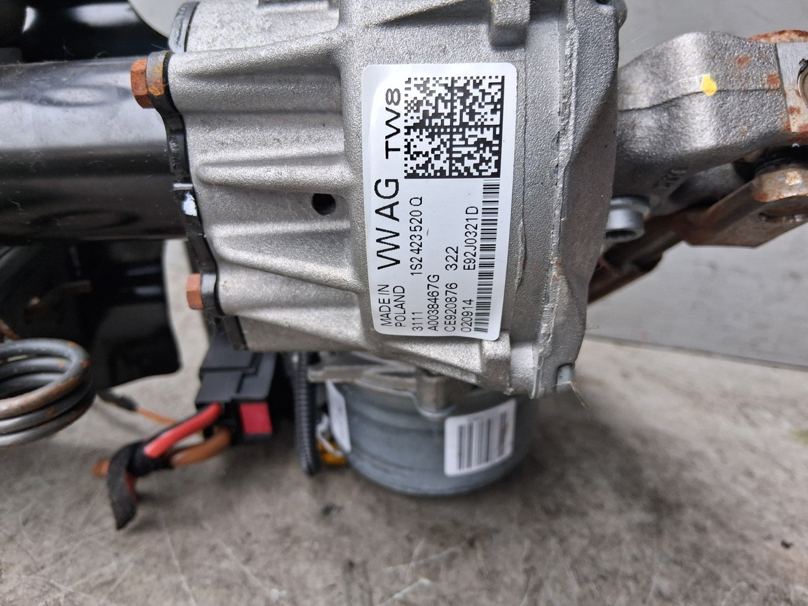 2021 VW VOLKSWAGEN T CROSS POWER STEERING COLUMN 6R2909144R