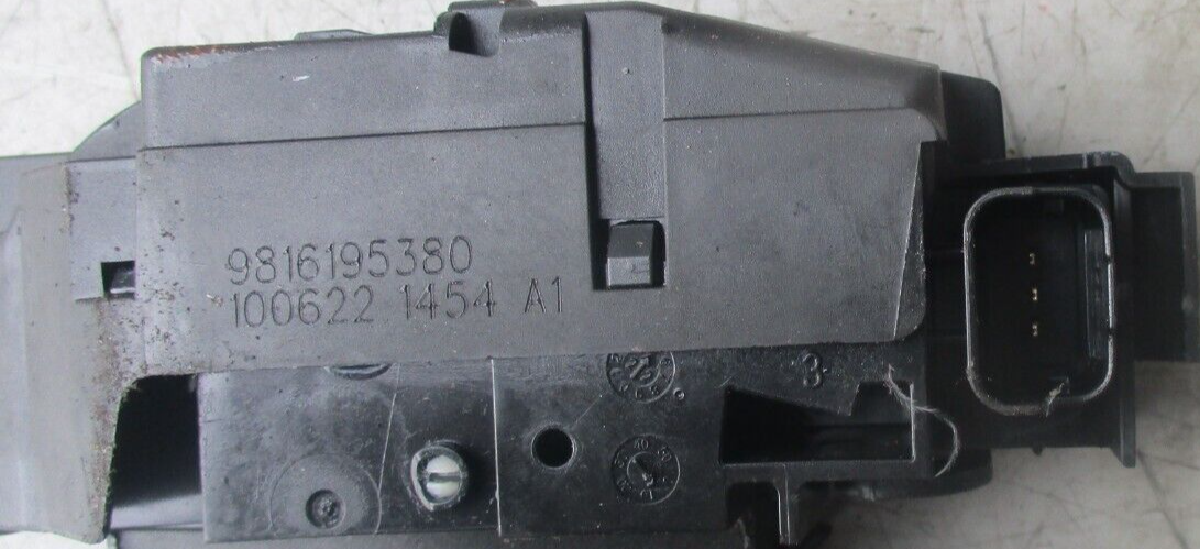 CITROEN C4 TAILGATE BOOT LOCK HATCHBACK MECHANISM 9816195380