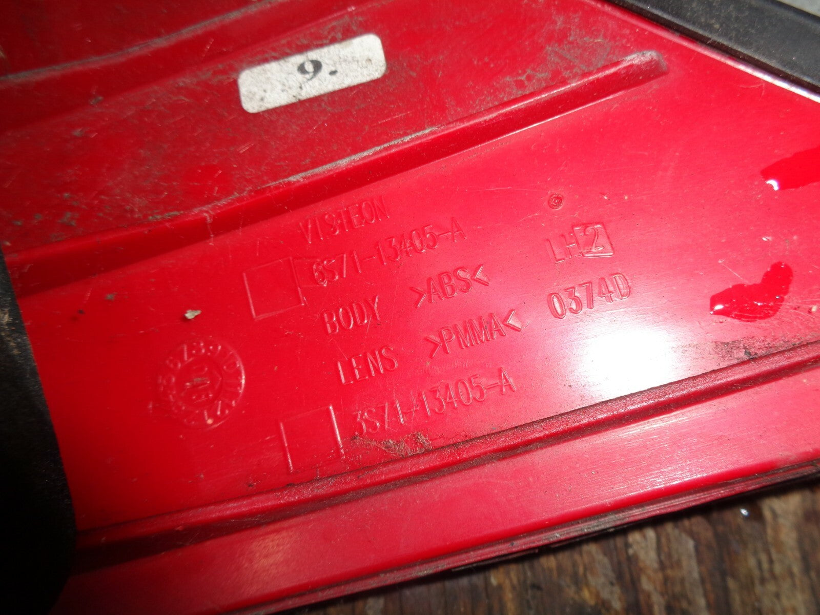 FORD MONDEO MK3 2006 2.2 DIESEL NS PASSENGER SIDE REAR TAIL LIGHT 6S7113405A