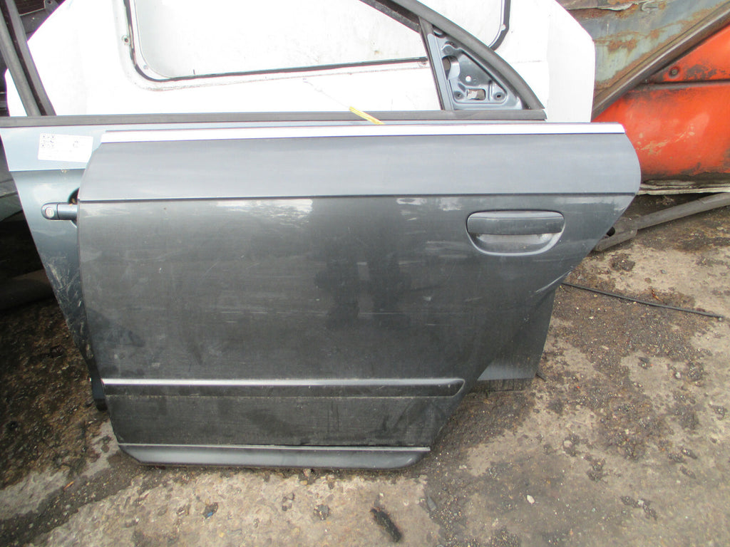 AUDI A4 B7 SALOON 2005-08 NSR PASSENGER SIDE REAR DOOR GREY