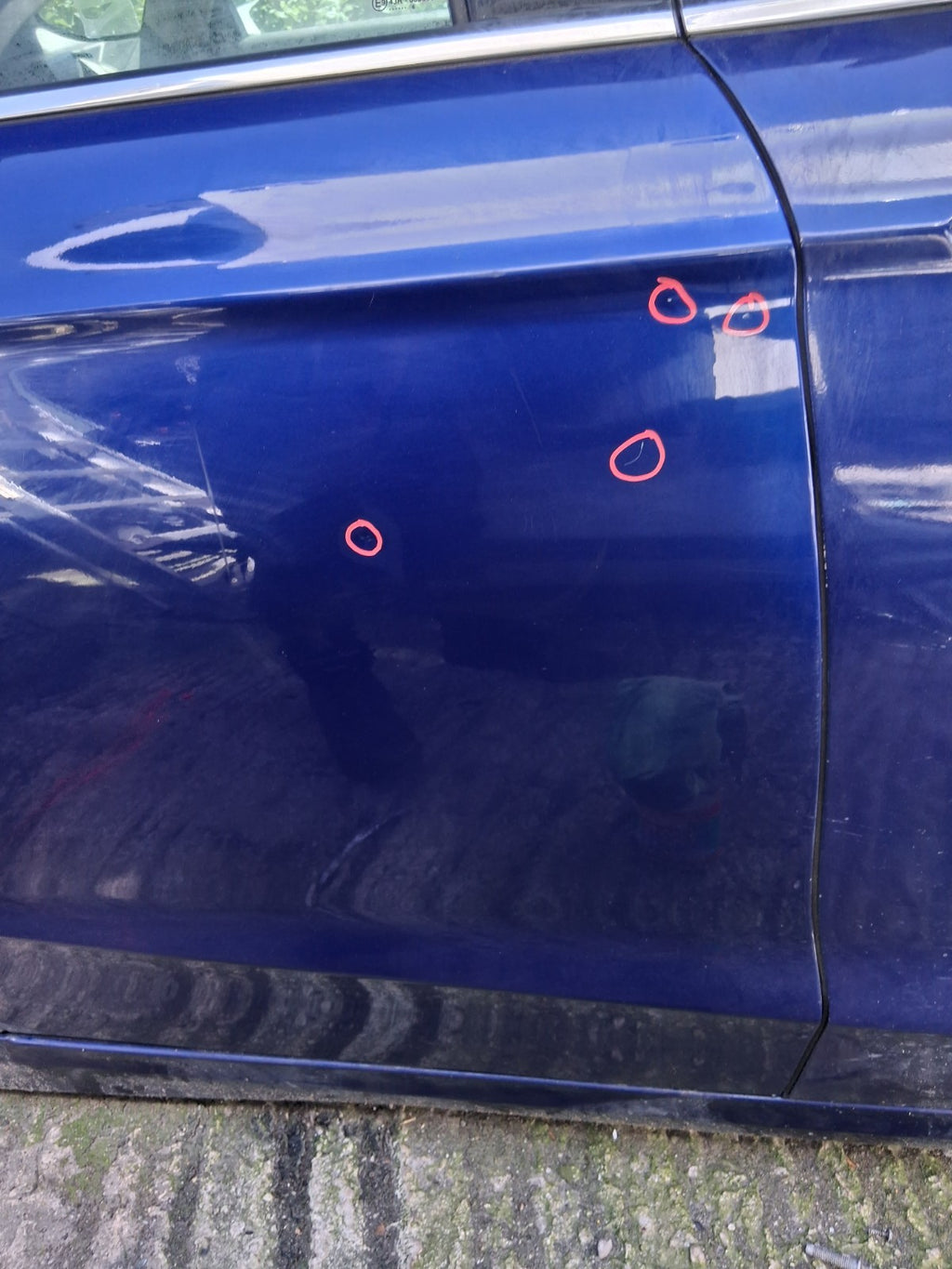 2016 FORD MONDEO MK5 HATCHBACK OSR DRIVER SIDE REAR BARE DOOR WEDGEWOOD BLUE LD