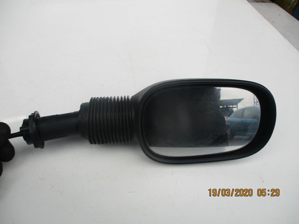 FORD KA MK1 2004 OS DRIVER SIDE MANUAL DOOR WING MIRROR BLACK PLASTIC