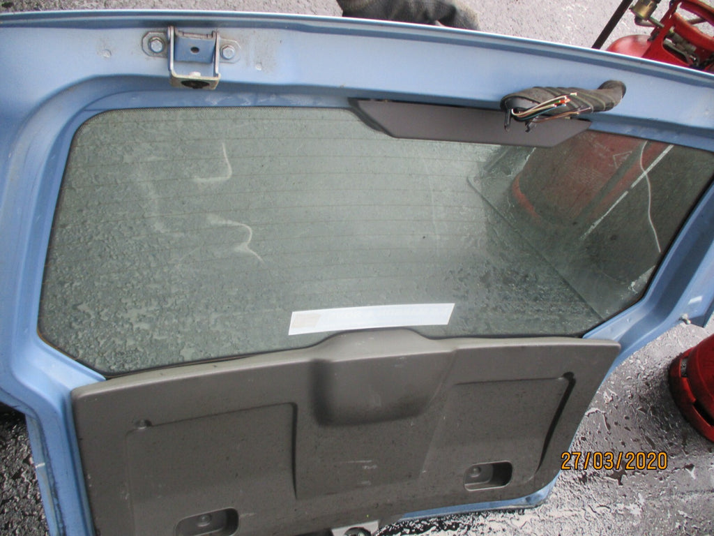 FIAT IDEA 2004 COMPLETE BACK REAR TAILGATE BOOT LID BLUE