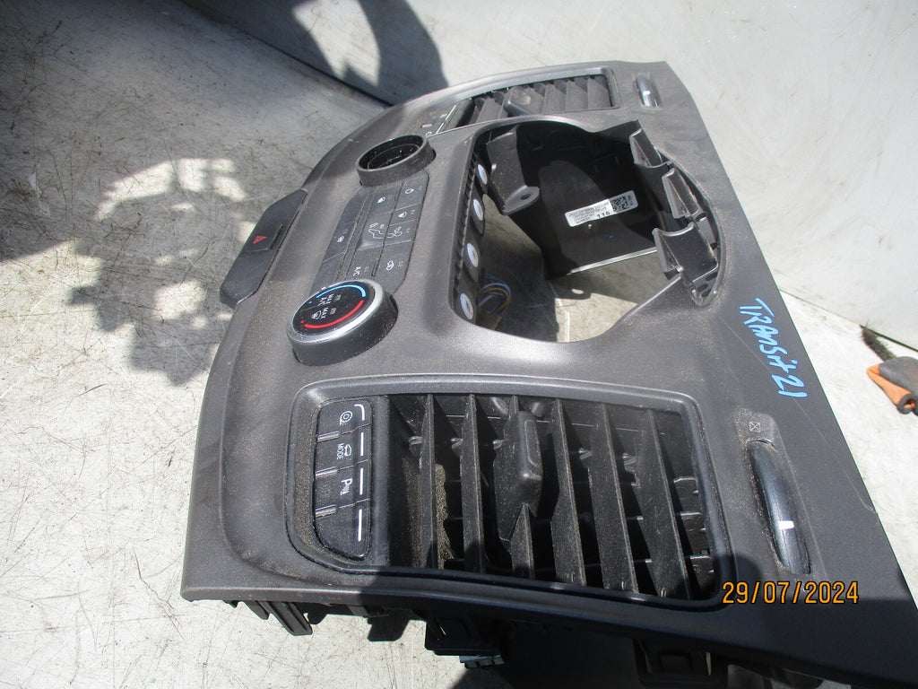 2021 FORD TRANSIT MK8 CUSTOM CLIMATE CONTROL SWITCH PANEL TRIM JK2118835BDW