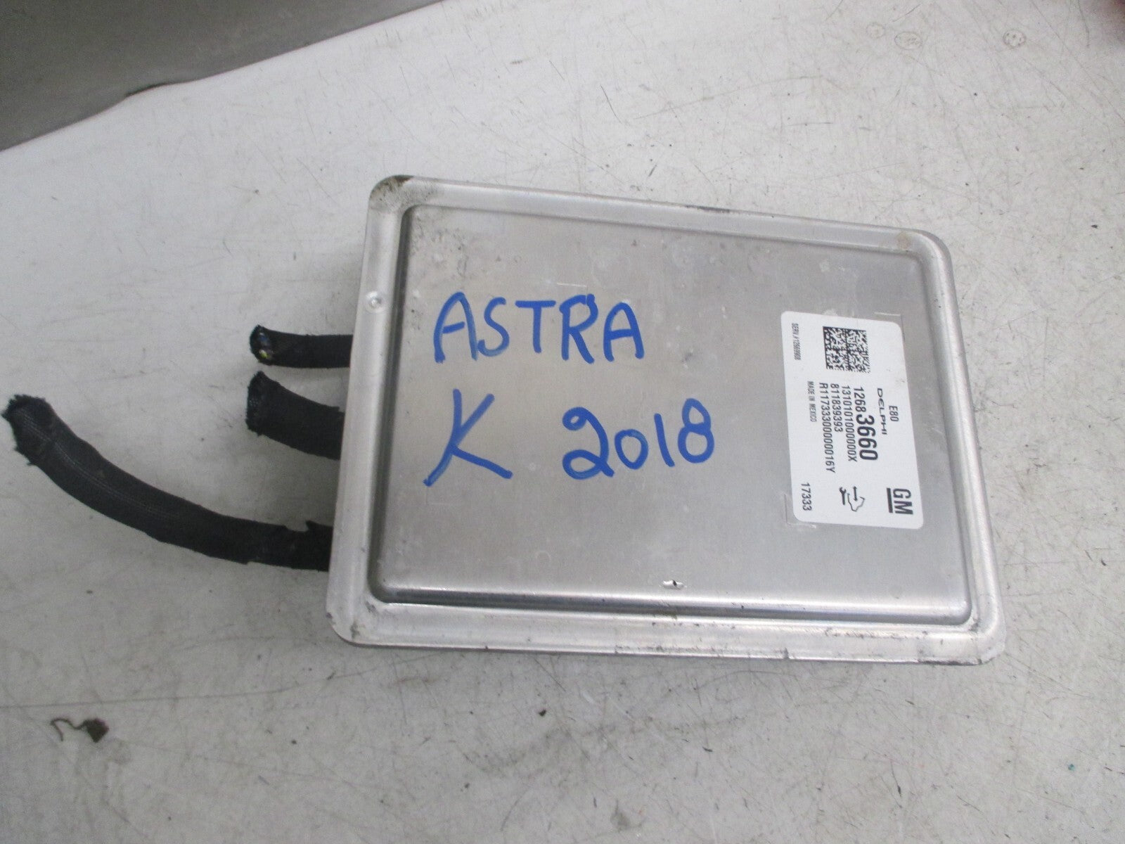 VAUXHALL ASTRA K 2018 1.4 PETROL ECU ENGINE CONTROL MODULE 12683660