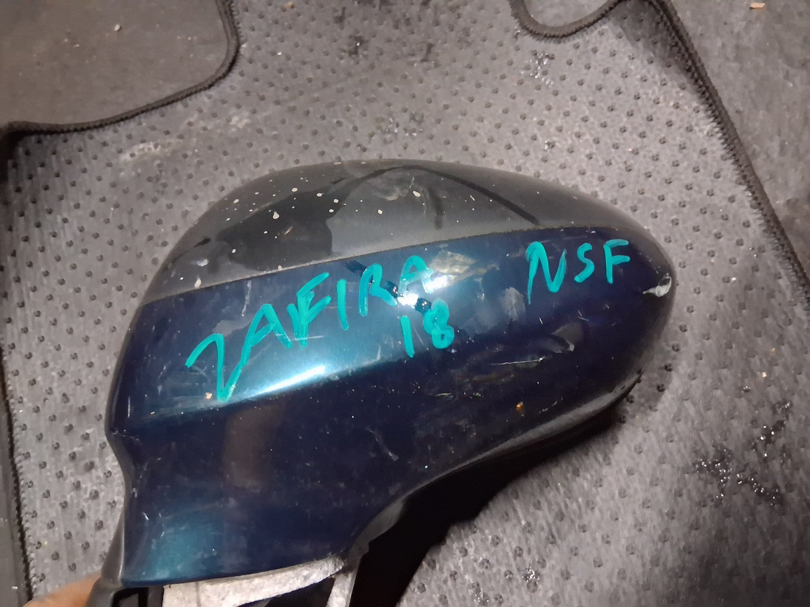 2018 VAUXHALL ZAFIRA C NSF PASSENGER SIDE FRONT ELECTRIC WING MIRROR  E1021219