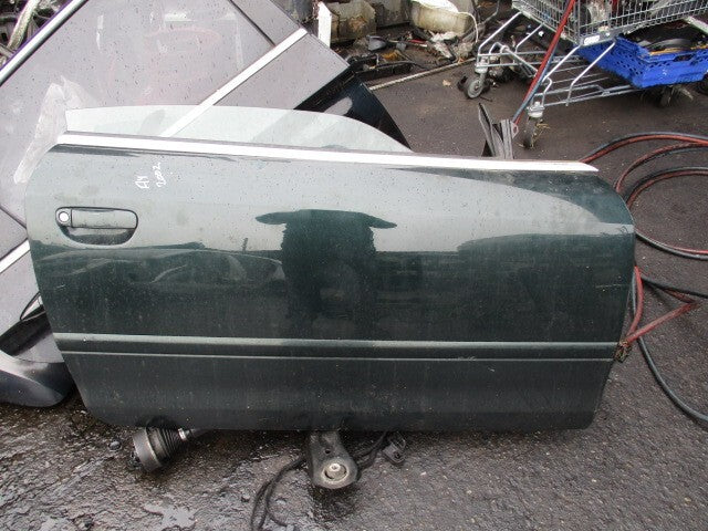 AUDI A4 B6 2004 CABRIOLET OS DRIVER SIDE COMPLETE DOOR GREEN