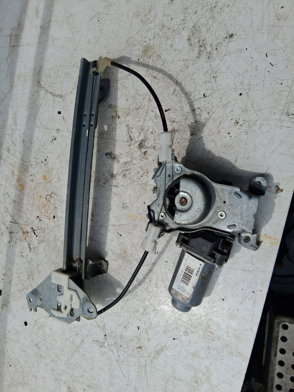 2013 NISSAN QASHQAI J10 NSR REAR PASSENGER SIDE WINDOW MOTOR REGULATOR 119766