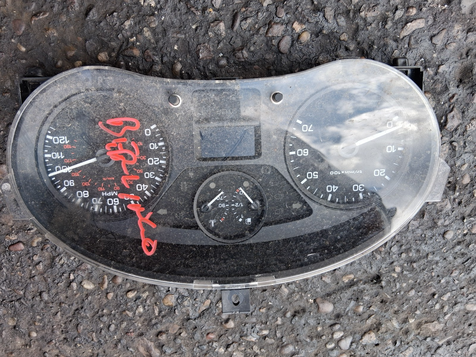 CITROEN BERLINGO MK2 SPEEDOMETER INSTRUMENT CLUSTER 555001310104