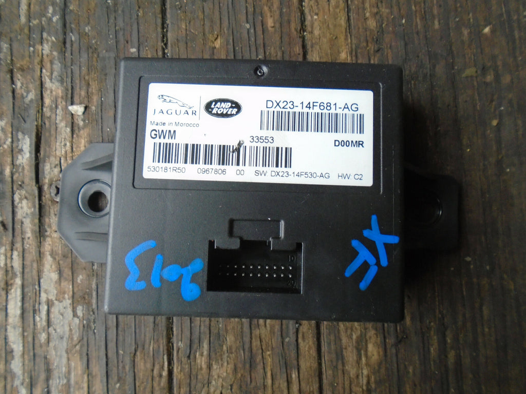 JAGUAR XF FACELIFT 2013 CAPTIVE CONSUMPTION CONTROL MODULE ECU DX2314F681AG